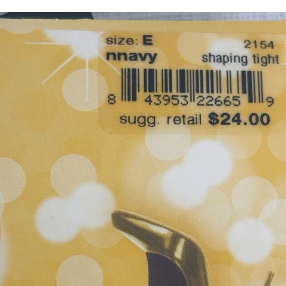 Spanx Center Stage Shaping Tights Navy Pack of 3  Size E NEW - Picture 6 of 7